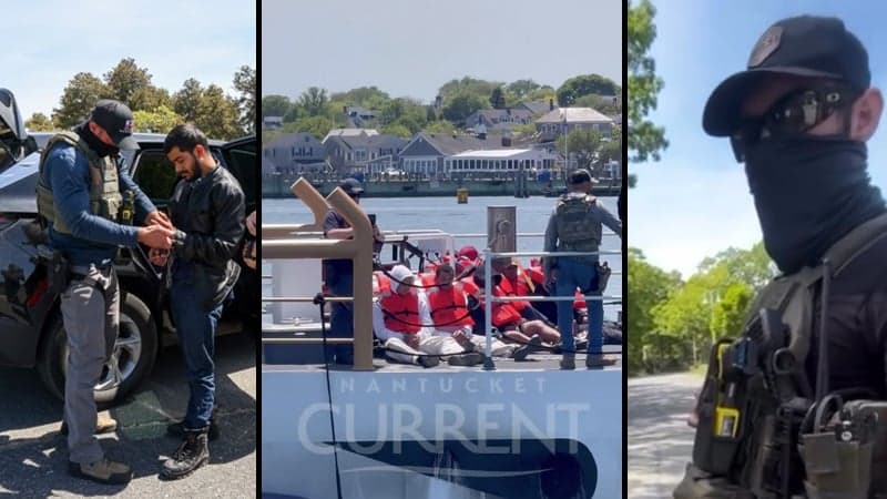 Triggered Liberal Angrily Confronts Federal Officers Amid Martha Vineyard Deportation Operation