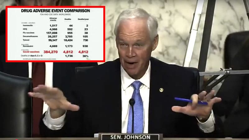 COVID VAX NARRATIVE is 💥 GONE! Sen. Ron Johnson Just STRIPPED it at a Wild Hearing...