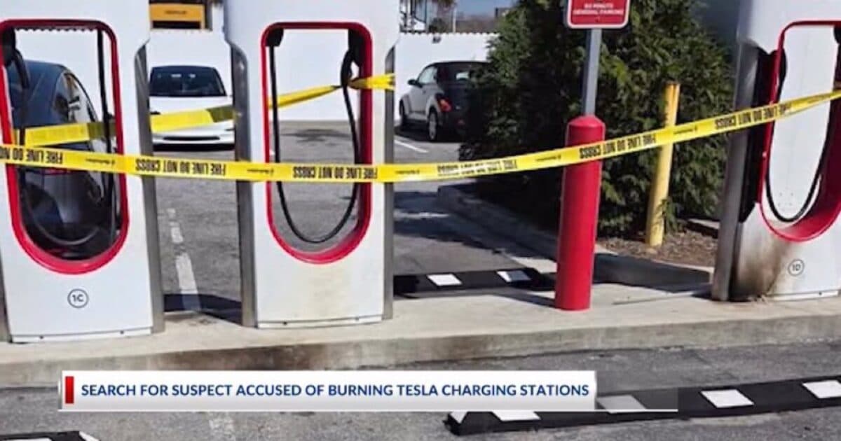 🔥 DISGRUNTLED ANTI-TRUMPER LIGHTS FIRE to TESLA STATIONS... (Is this what we've come to?)