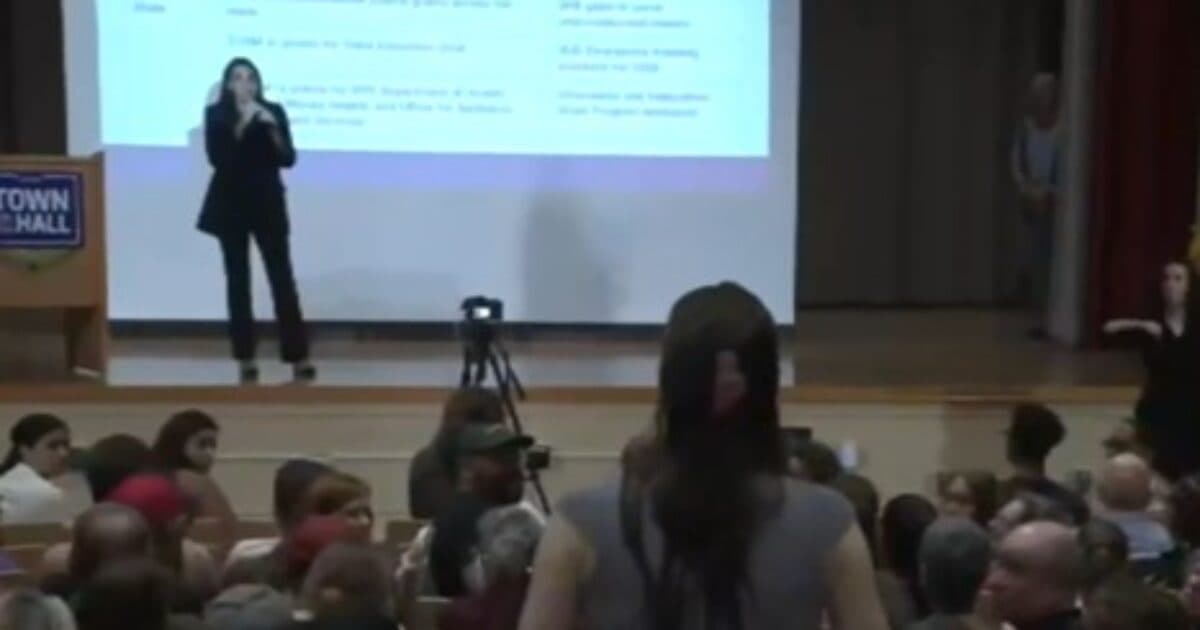 AOC Gets 🔥ED UP by an EX-FAN at Town Hall... TOTAL Chaos Unleashed!
