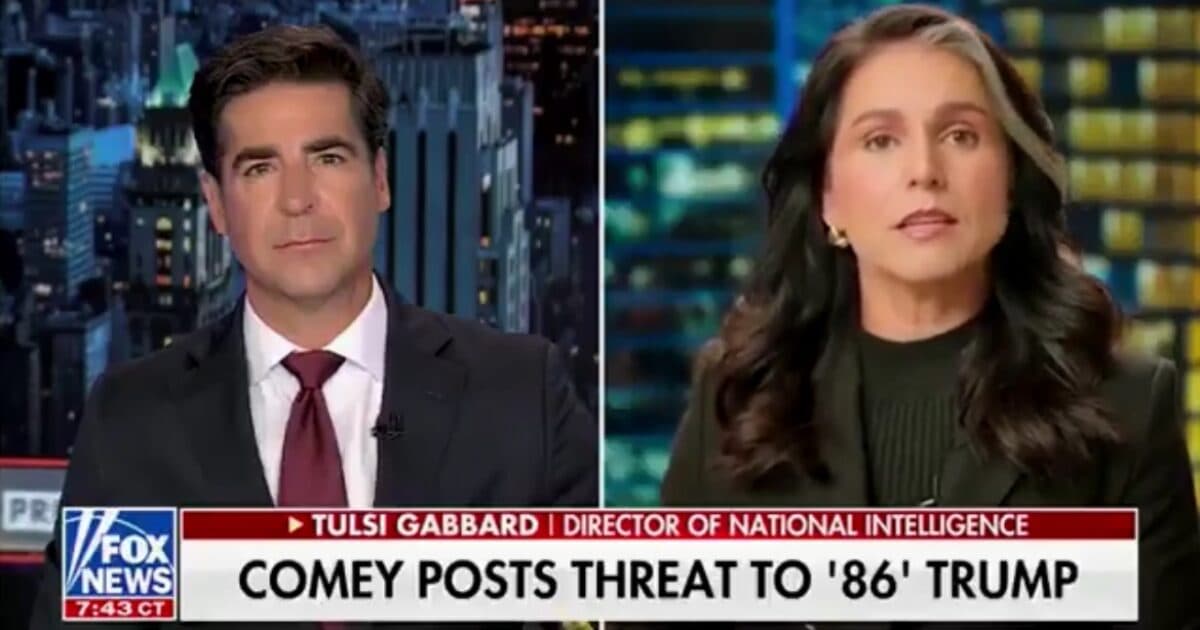 Tulsi Gabbard's EPIC CALL-OUT: JAMES COMEY Behind BARS for Threatening Trump?  😳 (WATCH)