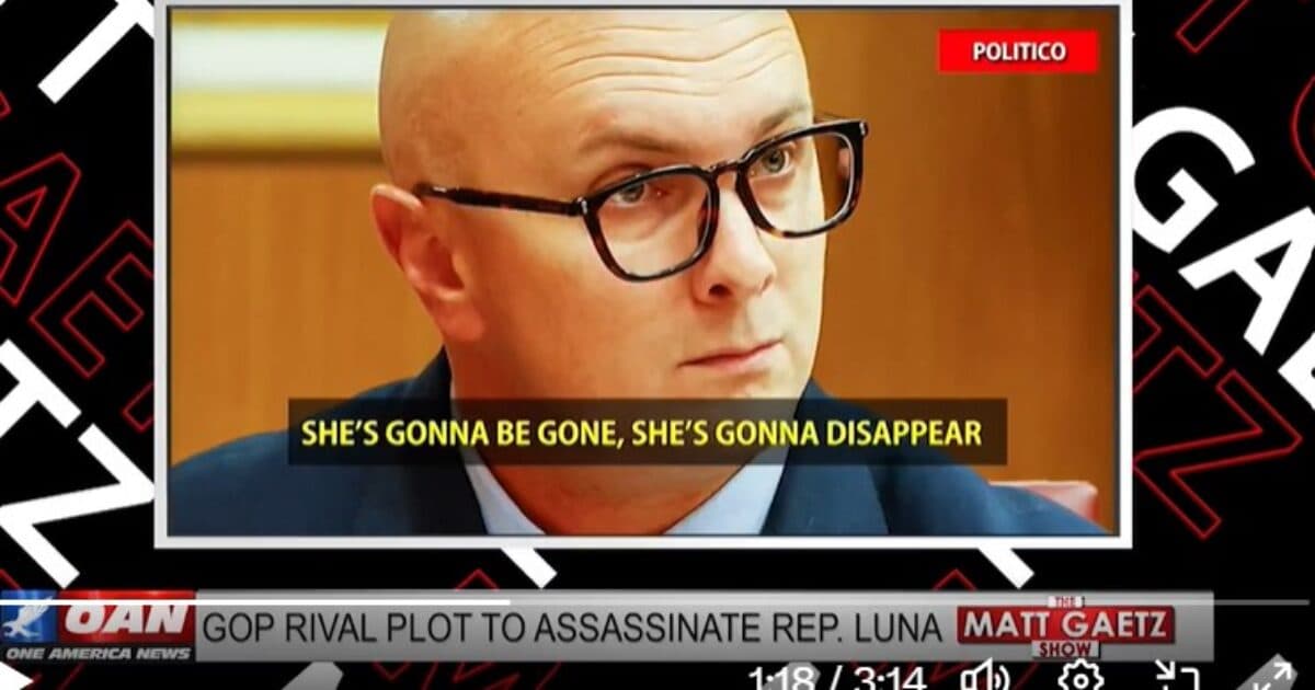GOP Politician Who Threatened to Call In Russian-Ukrainian Hit Squad to Assassinate Rep. Paulina Luna – Gets Only 3 Years Prison Time!