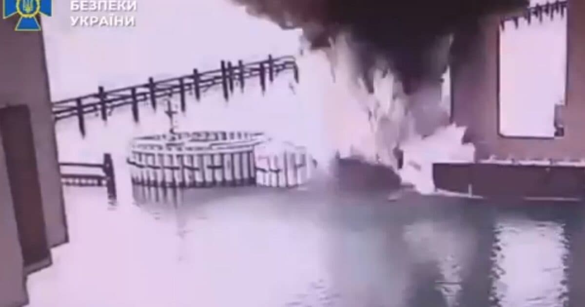 WWIII Update: Ukraine and Friends Blow Up Section of Crimean Bridge for the Third Time